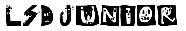 LSD Junior font preview